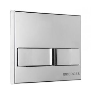 Комплект Berges 4в1 043237: инсталляция NOVUM 525 кнопка L3 хром глянец унитаз VENTAS Rimless сидение дюропласт Ventas Slim SO